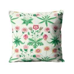 William Morris Daisy Cushion Cover Arts & Crafts Pink Floral Pillow
