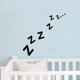 Zzzzz - 0369, Wall Art Decal, Transfer, Mural, Sticker, 75 Colours, 5 Sizes, Interior Or Exterior Use , Easy To Apply