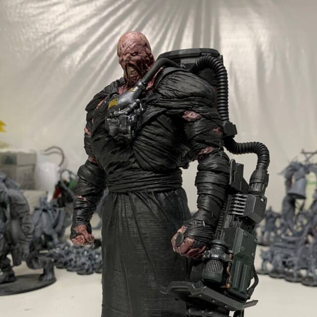 Nemesis T-Type Resident Evil 3 Remake Re3 Resin 3D Printed Diy Model Kit Unpainted - image 1