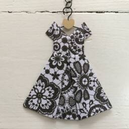 Customizable Wire First Name, Jade, Annealed Child's Metal Door Plate, Origami Dress Wall Decoration - thumbnail 2