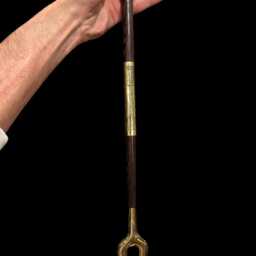 Ebony & Brass Was Scepter God Osiris Staff - thumbnail 3