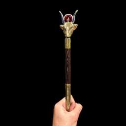 Ebony & Brass Was Scepter God Osiris Staff - thumbnail 2