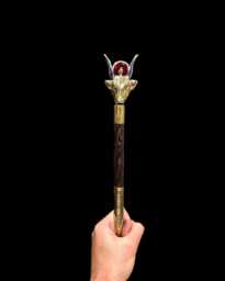 Ebony & Brass Was Scepter God Osiris Staff