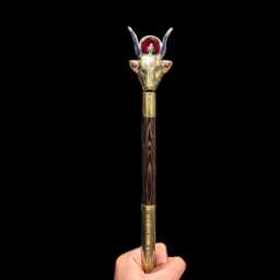 Ebony & Brass Was Scepter God Osiris Staff - thumbnail 4