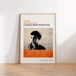 Amelie Print - Movie Poster, Retro, Mid Century Modern, Vintage Art Print, Minimalist - thumbnail 2