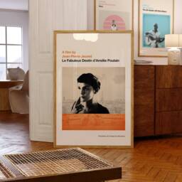 Amelie Print - Movie Poster, Retro, Mid Century Modern, Vintage Art Print, Minimalist - thumbnail 1