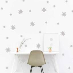Starburst Decal, Star Decals, Sparkle Gold Stars, Wall Boys Room Girls Nursery, Nursery Decals - thumbnail 3