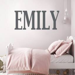 Customizable Large Play Sign For Playroom, Personalized Big Letters Wall Vinyl Stickers, Alphabet Decal For Kids Room, Childs Name Art - thumbnail 2