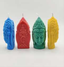 Handmade Buddha Candle Scented Soy Wax Meditation Candle - thumbnail 1