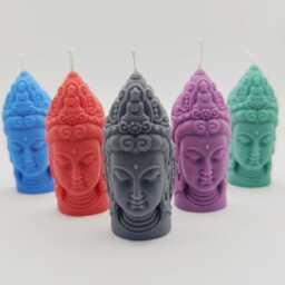 Handmade Buddha Candle Scented Soy Wax Meditation Candle - thumbnail 2