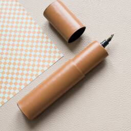 Leather Pen Case, Fountain Holder, Personalized Sleeve, Pen Pouch, Accessory Cases, Pencil New Job Gift Men - thumbnail 2