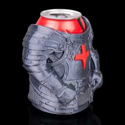 Knight Armor Pen Holder, Medieval Desk Organizer, Pencil Pot, Fantasy Decor, Bookmark Soda Can Gamer Gift - thumbnail 3
