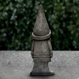 Handmade Concrete Garden Gnome Sculpture Nordic Pixie Decor - thumbnail 4