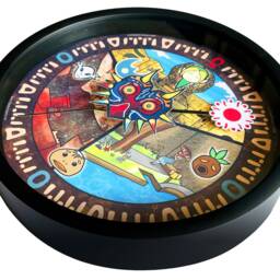 Majora's Mask Clock - Legend Of Zelda Video Game Decor Clocktown Retro - thumbnail 3