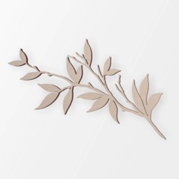 Mdf Wooden Branch Cutout Unfinished Nature Wall Decor - thumbnail 3