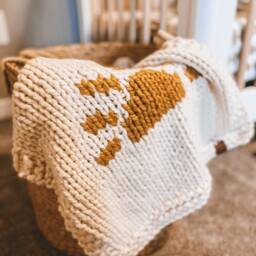 Personalized Baby Blanket - Custom Hand Embroidered Knit Lovey Baby Blanket Security Gift - thumbnail 3