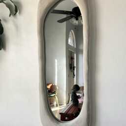 Full Length Organic Plaster Mirror - thumbnail 3