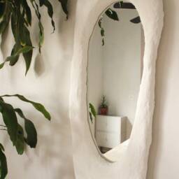Full Length Organic Plaster Mirror - thumbnail 4