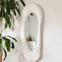 Full Length Organic Plaster Mirror - thumbnail 2