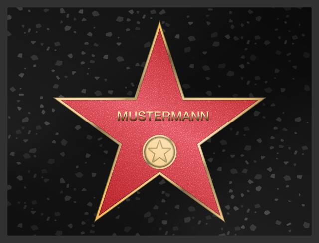 "Doormat With Name Your Personal ""Walk Of Fame" - image 1