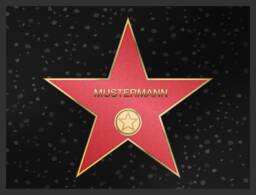 "Doormat With Name Your Personal ""Walk Of Fame" - thumbnail 1