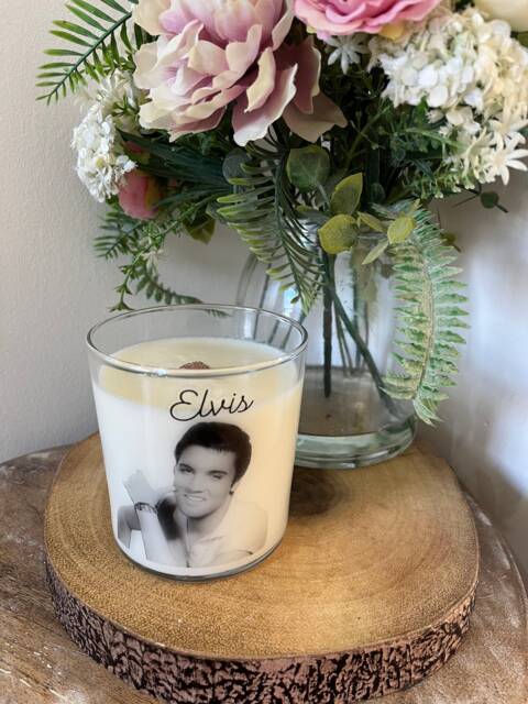 Elvis Jar Candle