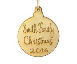 Our Family Christmas Personalized Ornament - thumbnail 1
