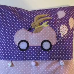 Name Pillow With Inlet, Approx. 40 X - thumbnail 2