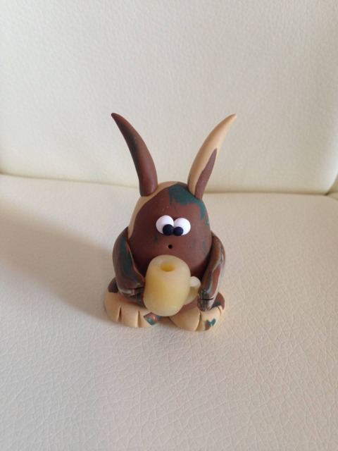 Roscoe Little Gloop Cute Polymer Clay Monster - image 1