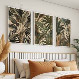 Henri Rousseau Floral Set Of 3 Posters, Boho Wall Print, Botanical Art, Tropical Decor, Jungle Aesthetic, Art - thumbnail 3