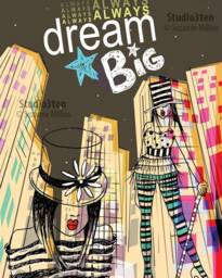 Dream Big, Be You, Inspirational Print, Fashion Big City, Nyc Dancer, Artist, Print For Wanderlust, Teen - thumbnail 1