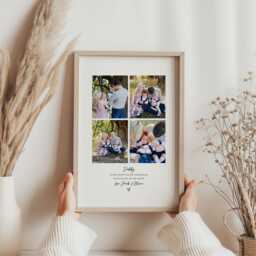 Personalised Photo Frame For Daddy, Daddy Picture Print, Dad Gift Husband, Father Birthday Gift - thumbnail 2
