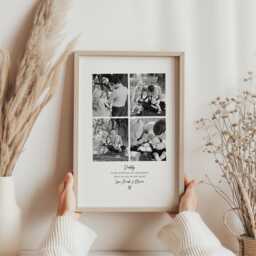 Personalised Photo Frame For Daddy, Daddy Picture Print, Dad Gift Husband, Father Birthday Gift - thumbnail 1