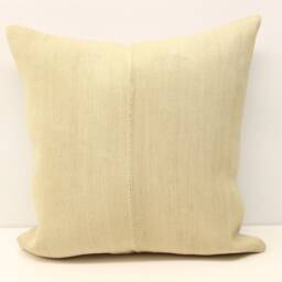 Vintage Kilim Pillow Cover 18x18, Turkish Wool Cushion - thumbnail 2