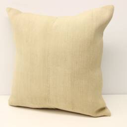 Vintage Kilim Pillow Cover 18x18, Turkish Wool Cushion - thumbnail 3