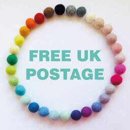 Kite Nursery Wall Hanging/Felt Ball Garland/ Boho Decoration Scandi Style Decor - thumbnail 4