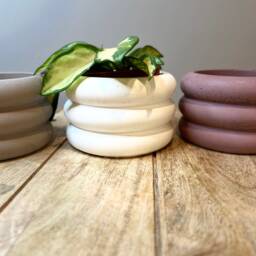 Bubble Planter -Concrete -Tiered -Succulent -stacked Pot -Modern -Minimalist Home -Cement - thumbnail 2