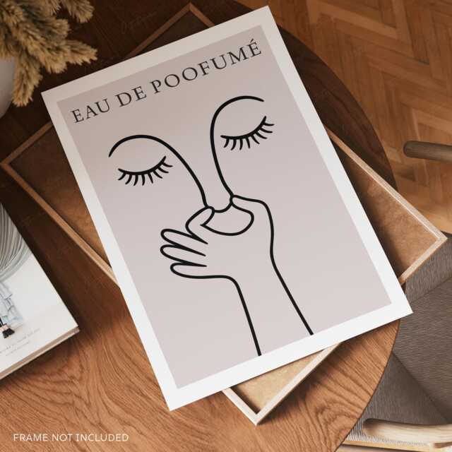 Bathroom Print, Funny Wall Art, Toilet Prints, Rude Art Home D??cor, Print Gifts, Quotes, Unframed - image 1