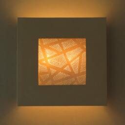 Geometric Light. Wall Sconce Ceramic Sconce. Porcelain Lighting. Lamp