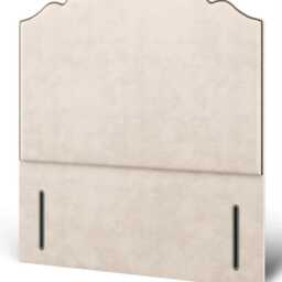 New Pearl Design Floor Standing Studded Headboard in Plush Velvet Fabric - 72 - thumbnail 3