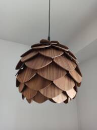 Natural Walnut Radiance Illuminate Your Space With The Warmth & Charm Of Our Handcrafted Lampshades - thumbnail 1