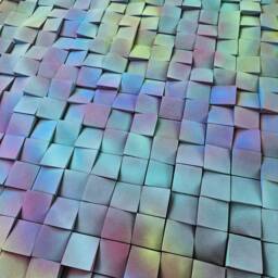 Neon Abstract Wood Wall Art - Modern 3D Wooden Sculpture Panel - thumbnail 3