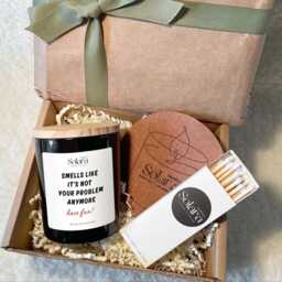New Chapter Beginnings Gift, Personalised Scented Candle, Job Promotion Leaving Work Retiredment Its Not Your Problem Anymore - thumbnail 1