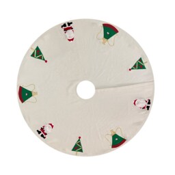 Christmas Tree Skirt, Traditional American Handmade Decorations, Decoration Ideas, Gift - thumbnail 3
