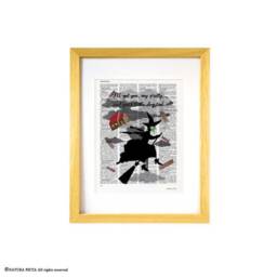 Wicked Witch Of The West Print Wizard Oz Dictionary Art - thumbnail 1