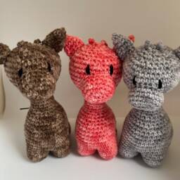 Handmade Rattle Giraffe - thumbnail 4