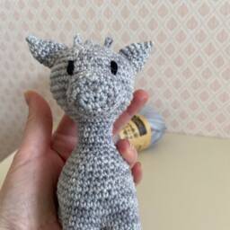 Handmade Rattle Giraffe - thumbnail 3