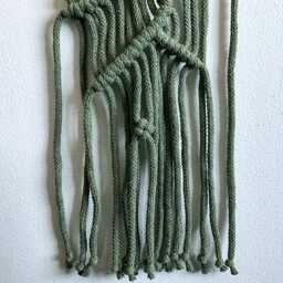 Green Leaf Wall Hanging For Indoor Garden, Leafy Forest Tapestry, Irish Art - thumbnail 3