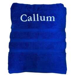 Custom Embroidered Egyptian Cotton Towel Personalized 550Gsm Luxury Christmas Gift - thumbnail 1