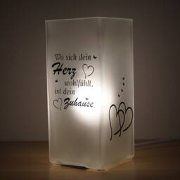 Lamp With Slogan, Customizable - thumbnail 2